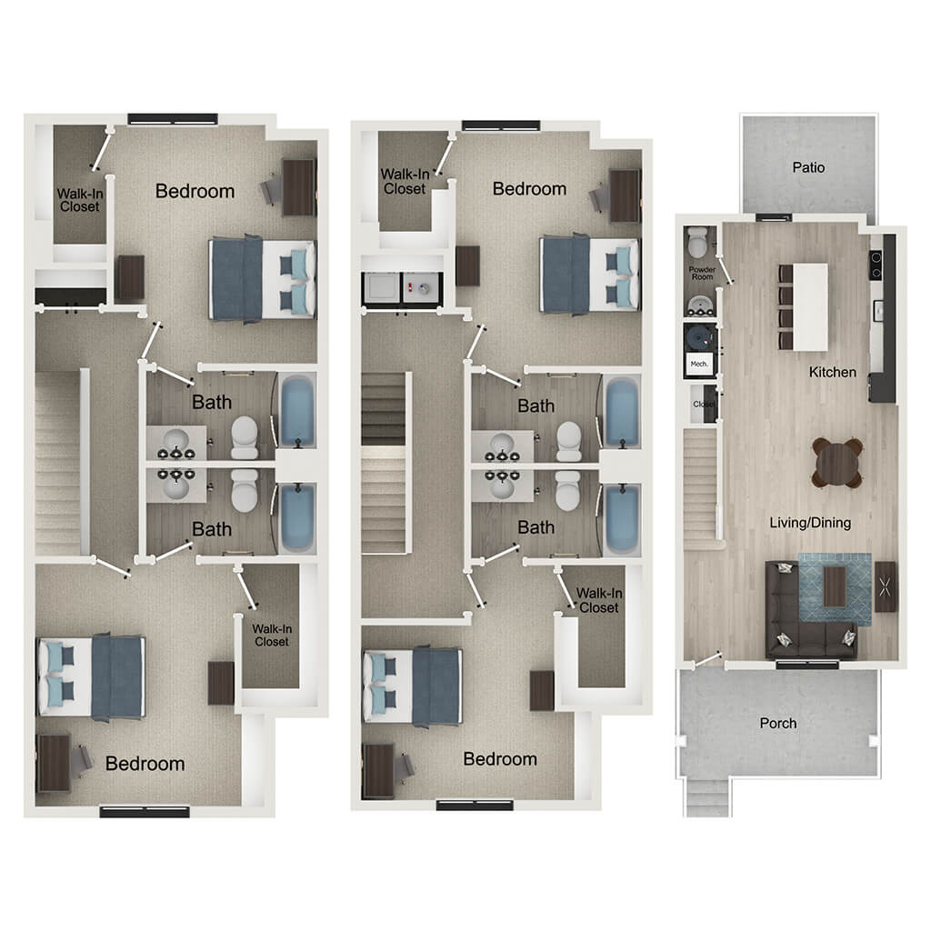 4BR/4.5BA -Beasley B floor plan